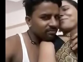 Pressing desi aunty broad in the beam boobes